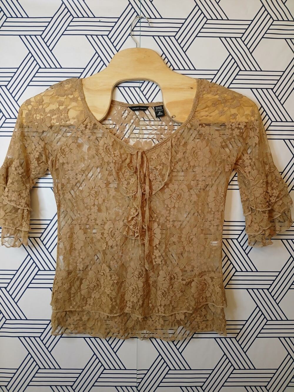 Sheer Lace Top | Boho Fairycore Coquette Floral Sheer Blouse Y2K Cottagecore
